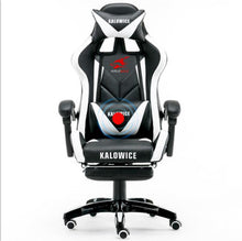 Load image into Gallery viewer, New arrival Racing synthetic Leather gaming chair Internet cafes WCG computer chair comfortable lying household Chair
