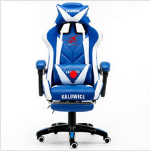 Load image into Gallery viewer, New arrival Racing synthetic Leather gaming chair Internet cafes WCG computer chair comfortable lying household Chair
